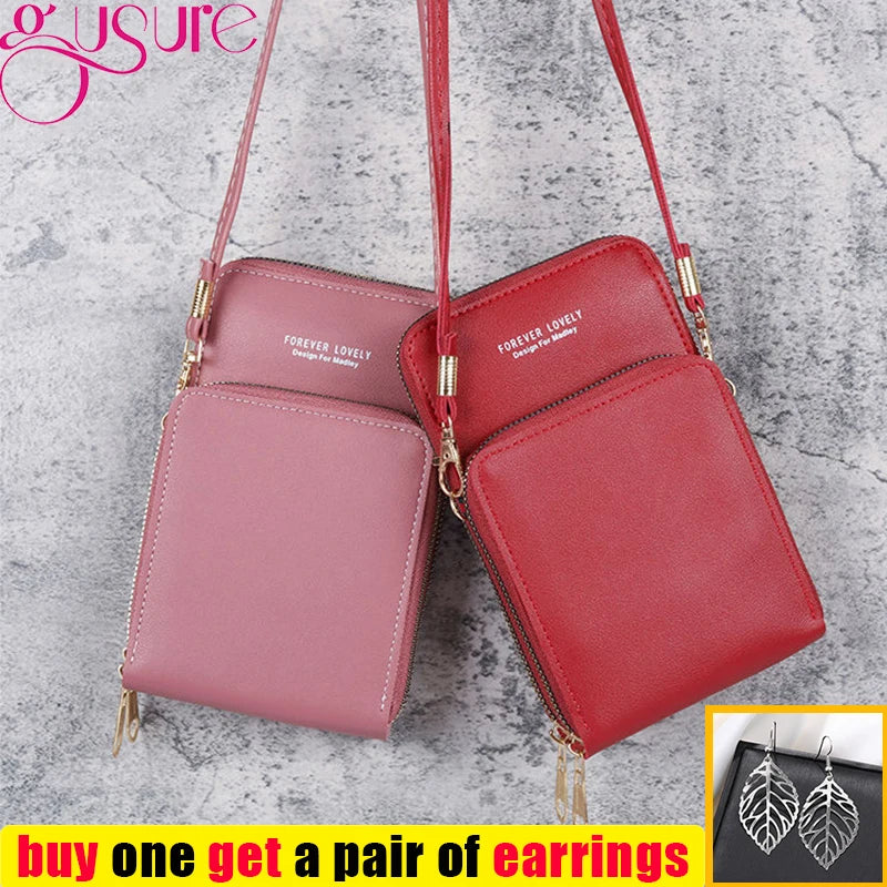 Women PU Leather Shoulder Bags Lady Large Capacity Crossbody Bags