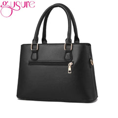 Women PU Leather Tassel Handbags Large Capacity Tote Crossbody Bags