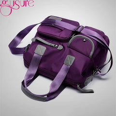 Women's Multi-pockets Shoulder Bag Travel Handbag