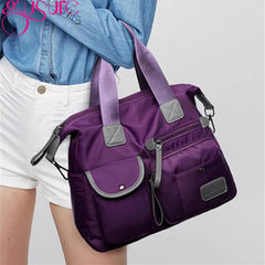 Women's Multi-pockets Shoulder Bag Travel Handbag