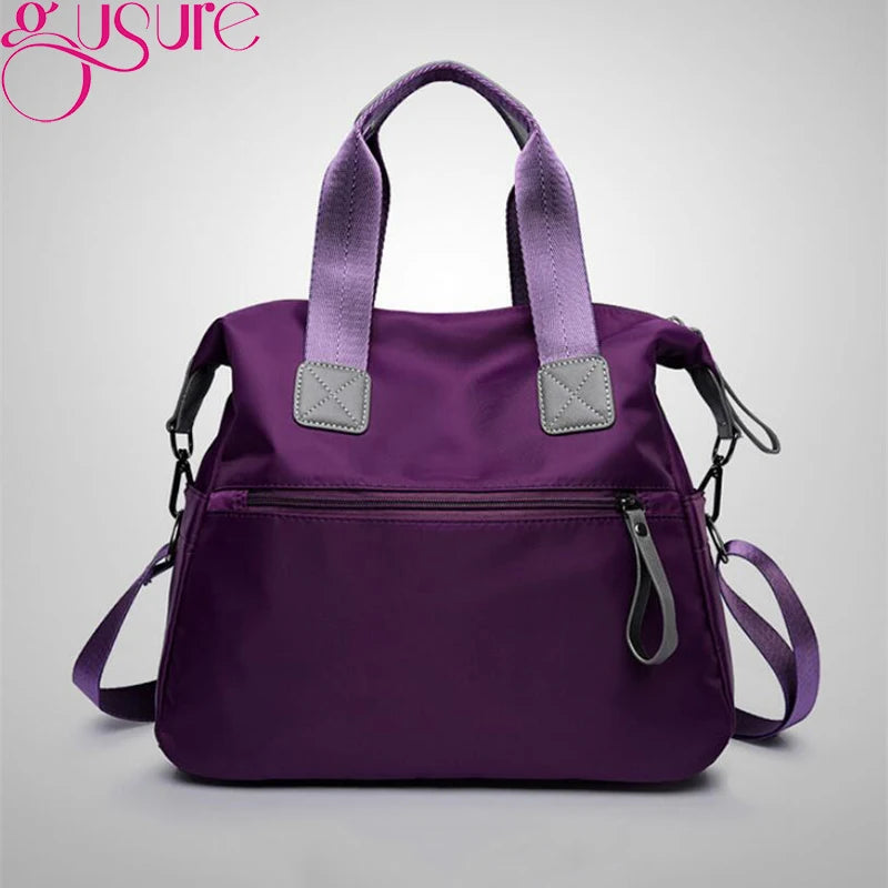 Women's Multi-pockets Shoulder Bag Travel Handbag