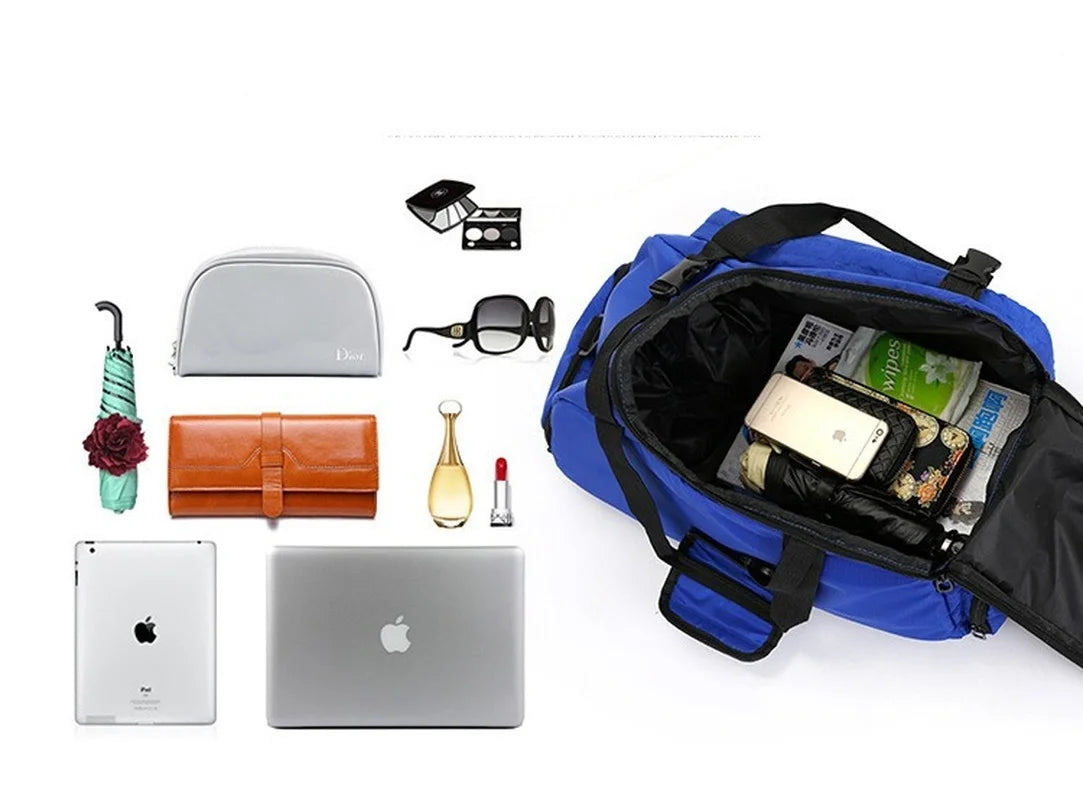 Gym Backpack Duffle Bag Sport Basketball Women Fitness Travel Shoulder