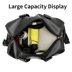 Leather Gym Bag Dry Wet Bags Men Training Yoga Travel Shoulder Sac De Sport