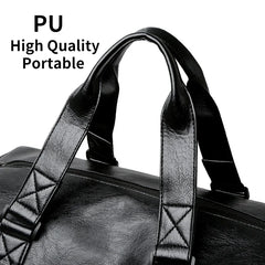 Leather Gym Bag Dry Wet Bags Men Training Yoga Travel Shoulder Sac De Sport