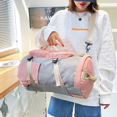 Women's Gym Bag Yoga Travel Luggage Dry Wet Shoulder Handbag Backpack