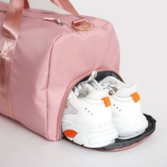 Gym Duffel Bag with Shoe Compartment Multicolor