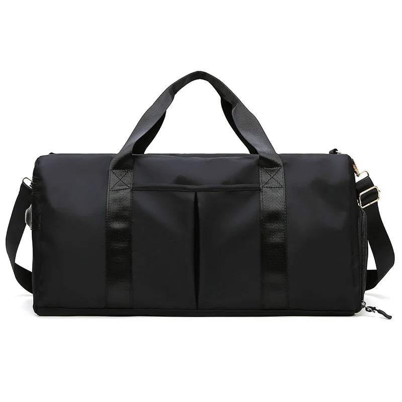 Women's Gym Bag with Shoe Compartment & Wet Pocket