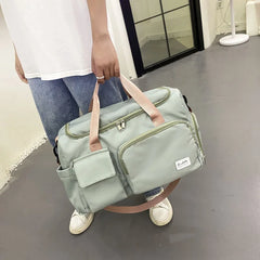 Sports Gym Bag Women Men Fitness Dry Wet Seperation Shoulder Bag