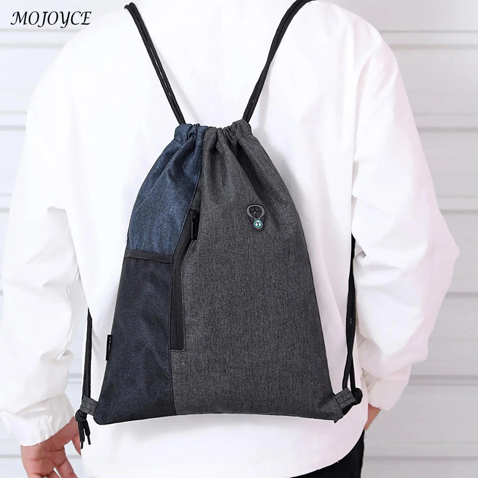 Large Capacity Waterproof Gym Sack Drawstring Bag for Sports Traveling