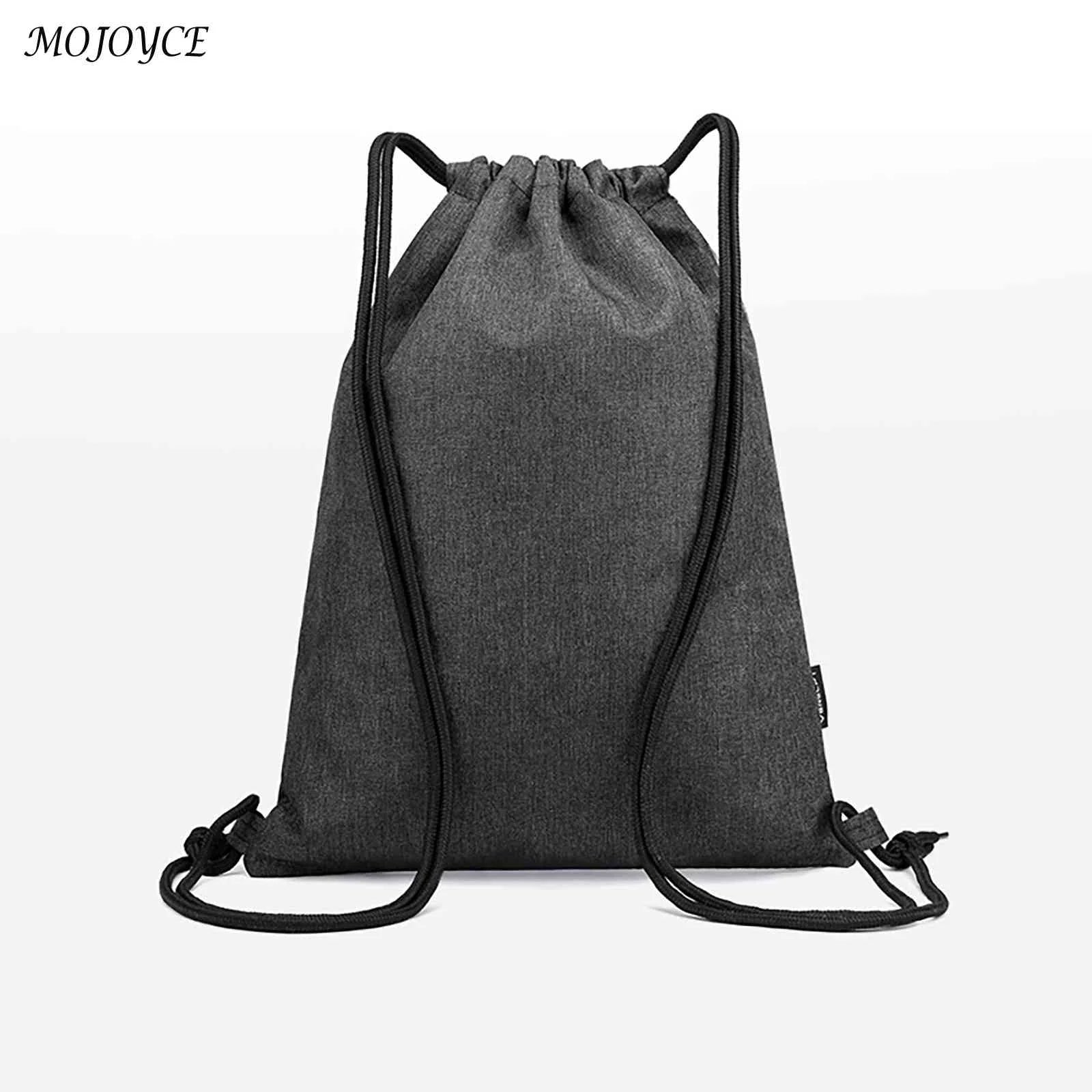 Oxford Cloth Gym Sack Drawstring Bag with Earphones Hole