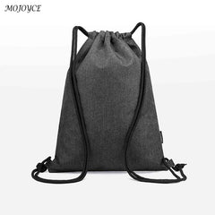 Oxford Cloth Gym Sack Drawstring Bag with Earphones Hole