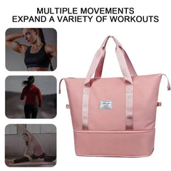 Large Gym Yoga Storage Shoulder Bag Waterproof Luggage Tote Handbag