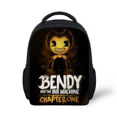 Kindergarten Backpack Bendy Ink Machine Print Boys School Bag Mini Book Bag