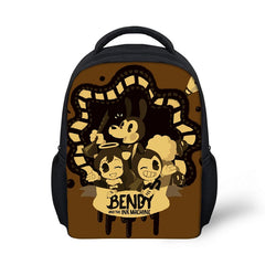 Kindergarten Backpack Bendy Ink Machine Print Boys School Bag Mini Book Bag