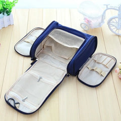 Men Hanging Cosmetic Bag Travel Portable Beautician Make Up Bag Cosmetics Organi
