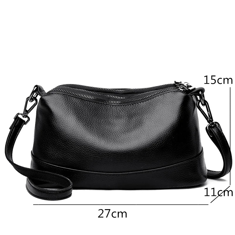 Soft Cowhide Women Handbag Shoulder Tote Bag