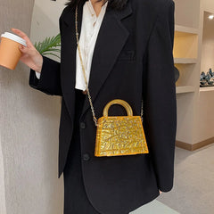 Acrylic Transparent Handbag Women Crossbody Bag Clear Clutch