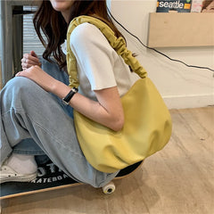Hobos Bag Women Handbag High Cloud Clutch Purses Female Shoulder Bag