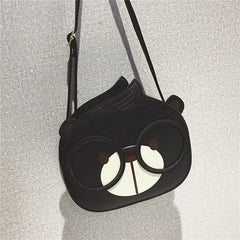 Squirrels Small round Bag Girl Gift Crossbody Messenger Bag Female GirQ5