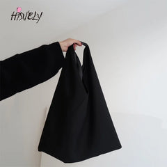 Large Patchwork Canvas Handbag for Women
