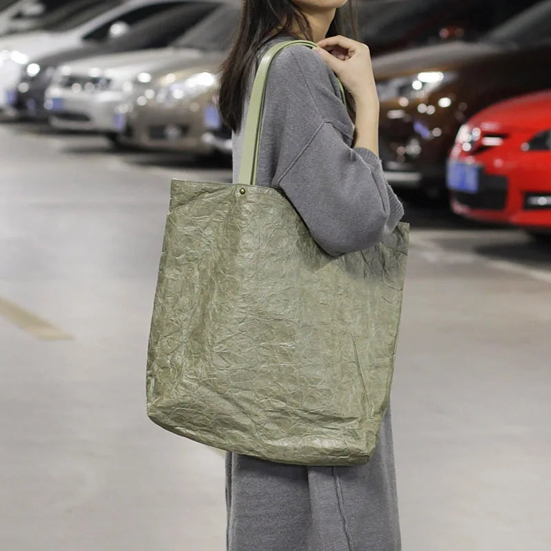 Vintage Large Capacity Canvas Woman Tote Bag