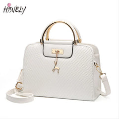 Women Leather Handbag Large Capacity Shoulder Bags Casual Tote Top-handle