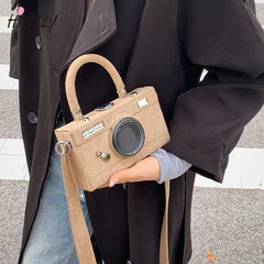 Women Camera Shape Clutch Mini Crossbody Bag BG2242