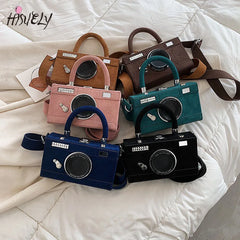 Women Camera Shape Clutch Mini Crossbody Bag BG2242
