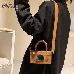 Women Camera Shape Clutch Mini Crossbody Bag BG2242