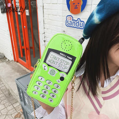 Personality Mobile Phone Shape Crossbody Bag Clutch Bag