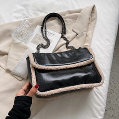 Women's Chain Shoulder Bag Small Leather Crossbody Messenger