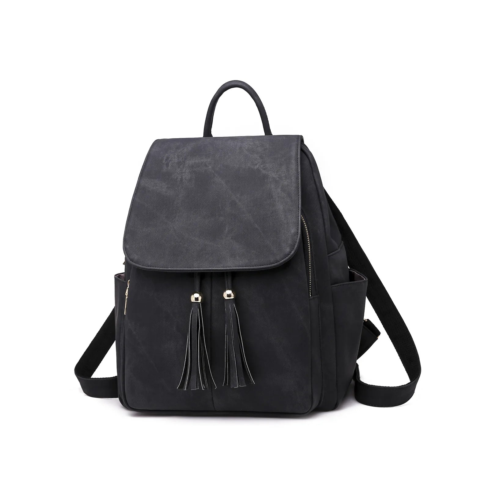 Bohemia Women Shoulder Bag PU Leather Travel Backpack School Bag for Girl