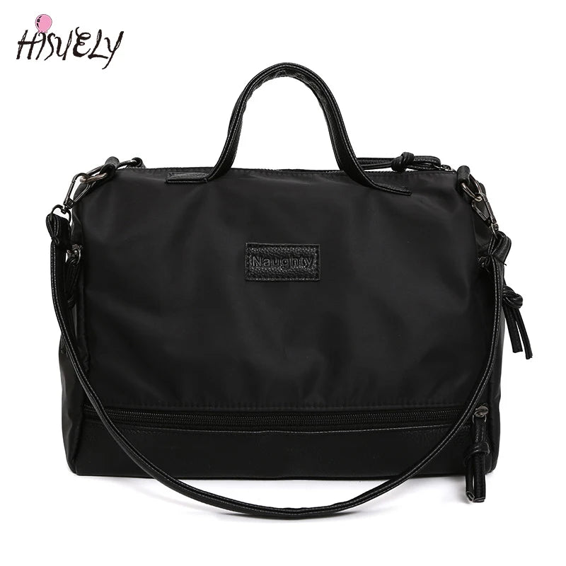 Vintage Motorcycle Tote Bag Women Shoulder Bag Zipper Top-handle Bag
