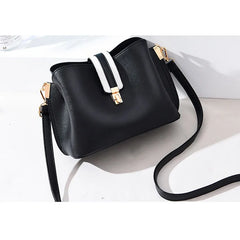 Hot Women PU Leather Handbags Bucket Vintage Shoulder Bags Messenger Bag