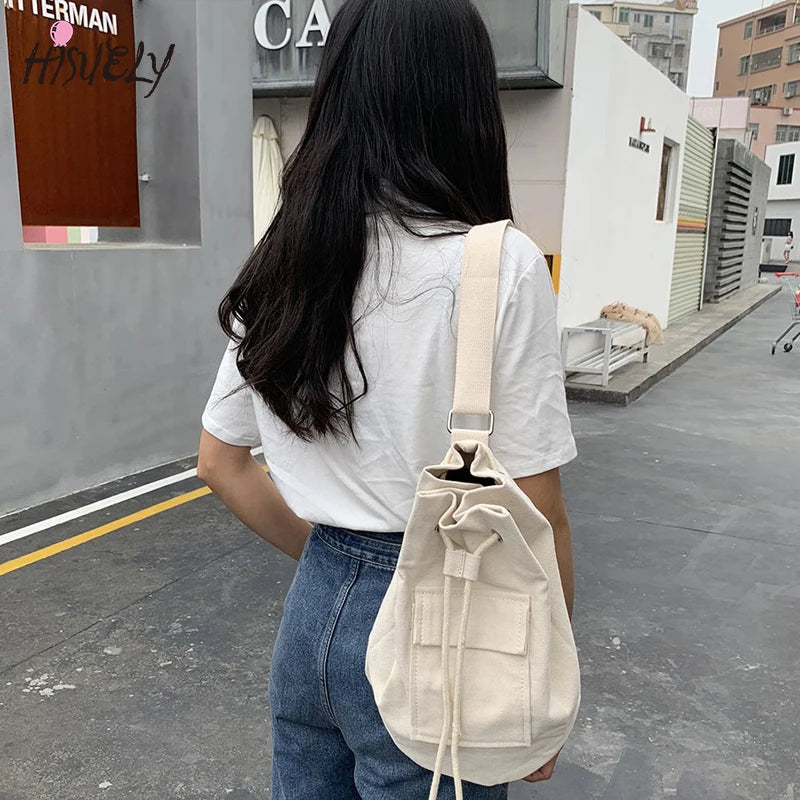 Women PU Leather Handbags Bucket Shoulder Bags Messenger Bag BG554