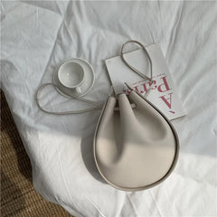Women PU Leather Handbags Bucket Shoulder Bags