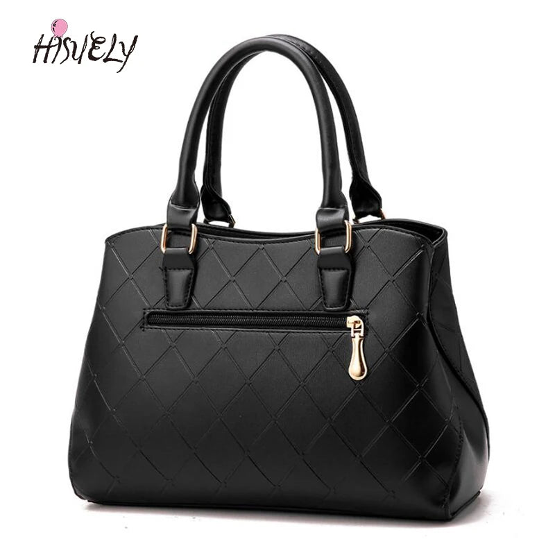 Hot Women PU Leather Handbags Vintage Shoulder Bags Messenger Bag High Bolsa