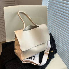 Women's Shoulder Crossbody Bag Large Capacity PU Leather Casual Tote