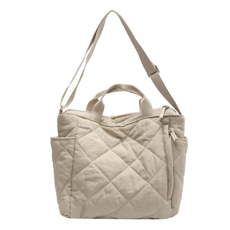 Large Capacity Totes Bags for Women Shoulder Side Bag Space Cotton Shopper