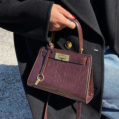 Women's Crocodile Shoulder Bag