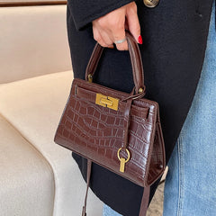 Women's Crocodile Shoulder Bag