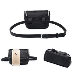 Women's Zipper Waist Bag Phone Purse Shoulder Bag Travel Packs