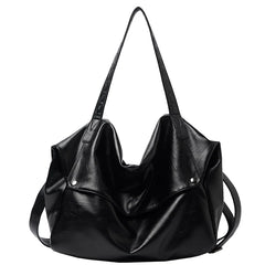 Women Soft PU Handbags Large Capacity Female Shoulder BagsTravel Totes