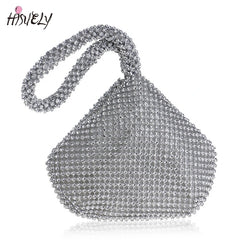 Soft Beaded Women Evening Bags Cover Open Style Lady Wedding Bridalmaid Handbags