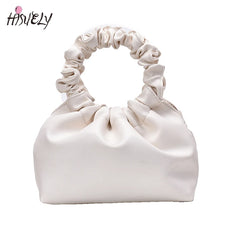 PU Leather Cloud Tote Bags For Women Shoulder Messenger Bag Female Handbags