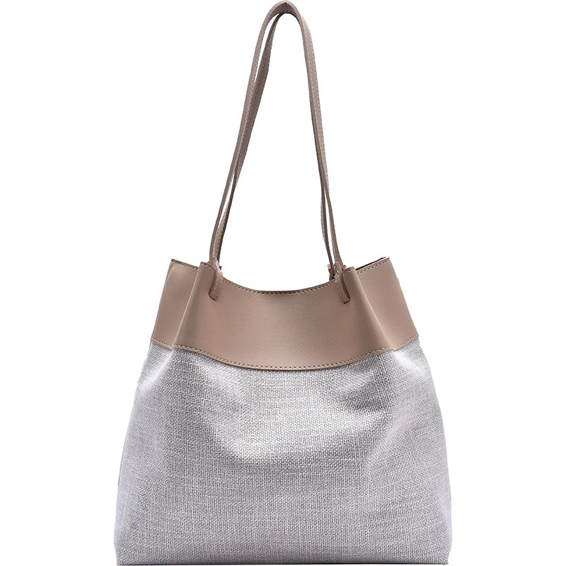 Stone Pattern Bucket Bag Women Underarm Bag