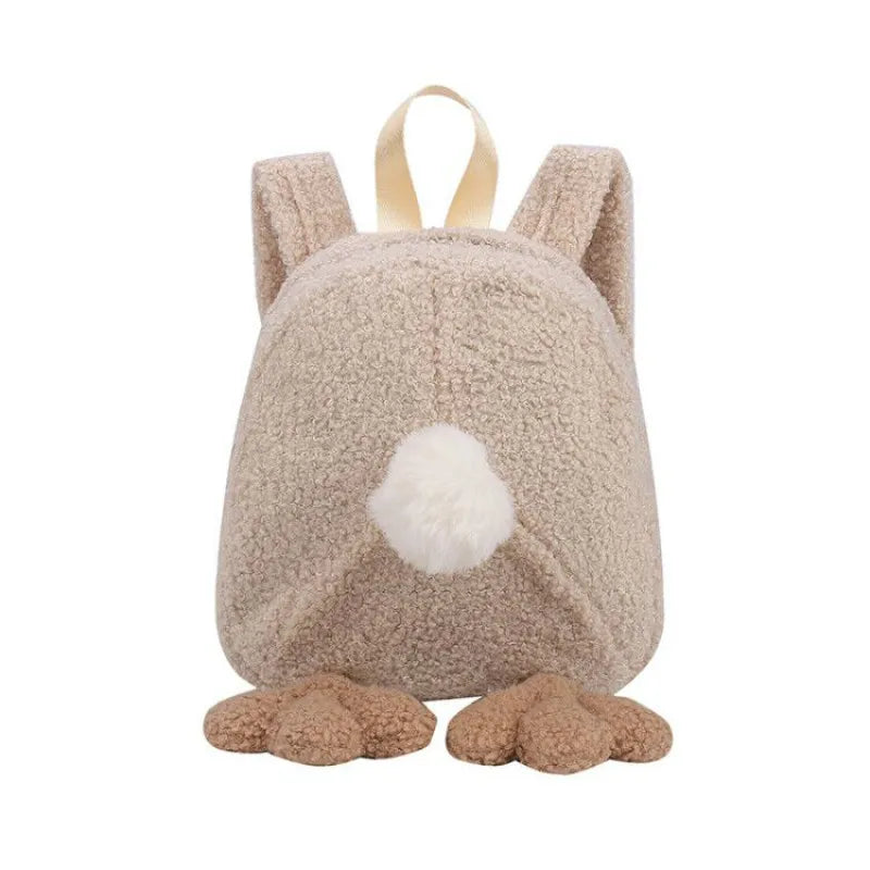 Winter Faux Fur Bucket Bag Small Plush Handbag
