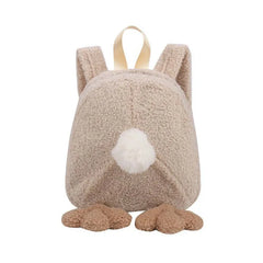 Winter Faux Fur Bucket Bag Small Plush Handbag