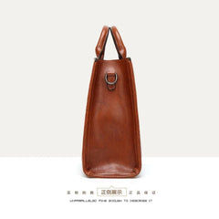 Women Leather Handbags Briefcase Shoulder Messenger Big Tote Bolsos