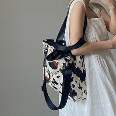 Women's High Lady Shoulder Bag PU Leather Handbags Large Capacity Tote Bag